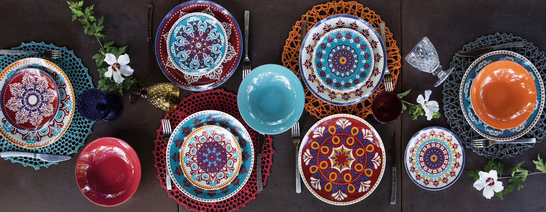 Porcellana Set tazzine caffè Multicolore Villa d’Este Home Tivoli Shiraz 6 unità 