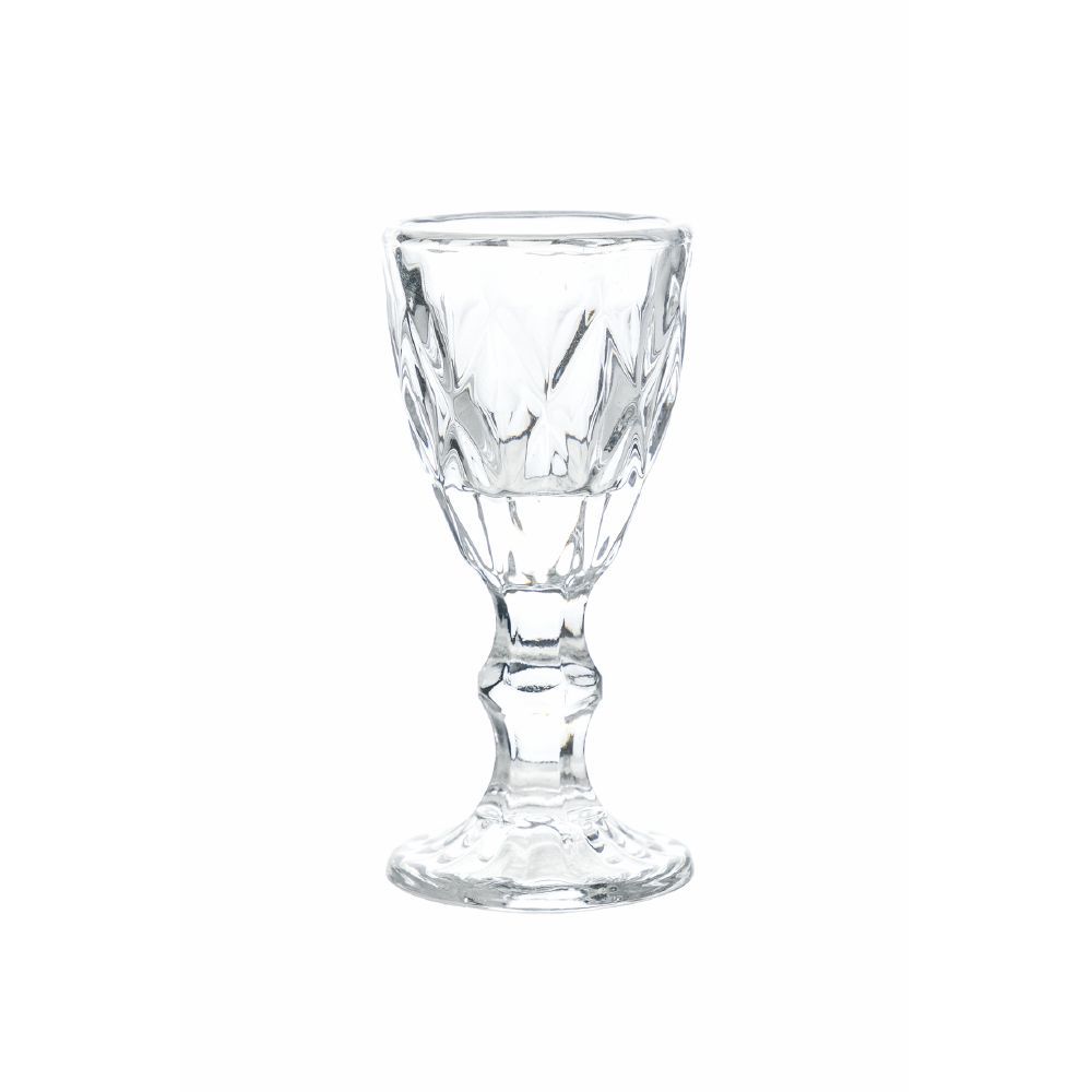 Villa DEste Home Tivoli 2194067 Prisma Set of 6 Liquorini Transparent Glass 